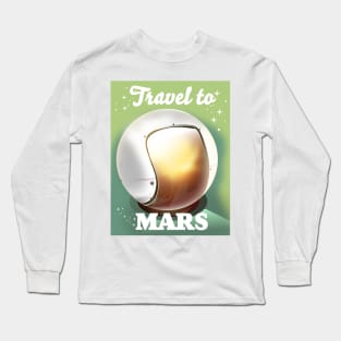 "astronaut travel poster" Long Sleeve T-Shirt